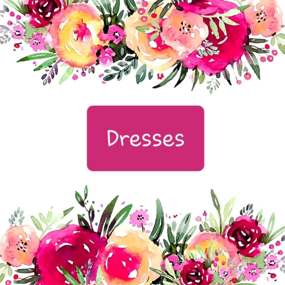 Dresses of all types and lengths follow.